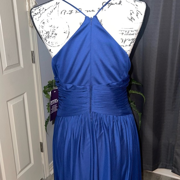 🔥Bundle Deal - Two Elegant Bridesmaids Dresses in Marine Blue NWT - Picture 4 of 15